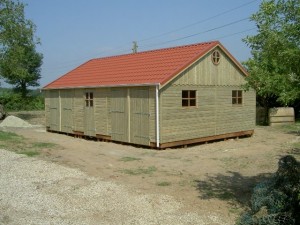 Houten schuren