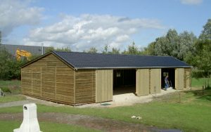 Houten schuren