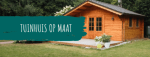 Houten tuinhuis van Houtbouw Hiemstra B.V. op maat
