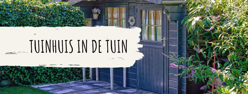 tuinhuis in de tuin