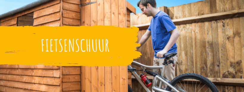 Op maat gemaakte houten fietsenschuur