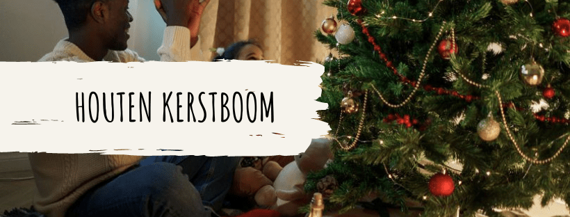 Een houten kerstboom saai? Echt niet!