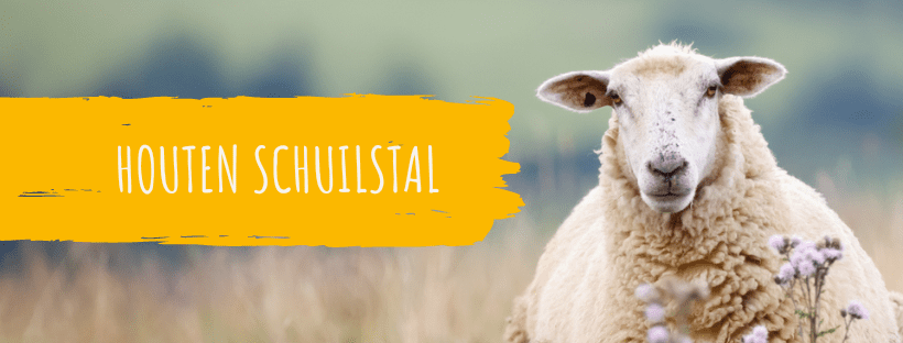 Een houten schuilstal voor jouw schapen