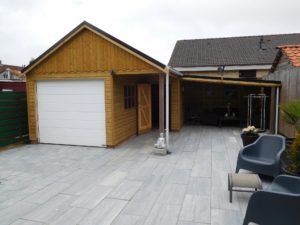 HB10 Garage met overkapping in Drachten