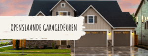 Openslaande garagedeuren: hout en kunststof langs de meetlat