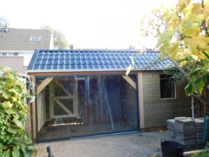 Berging met tuinkamer (HSP-40) Leeuwarden