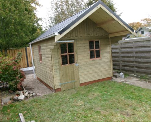 HS 40 Berging met luifel in Balk